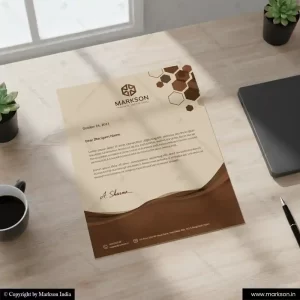 Home 65 A4 Letterhead Printing Services Markson India