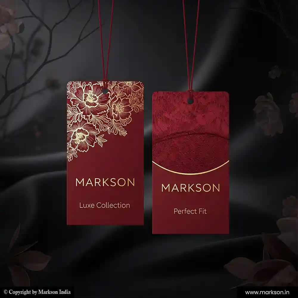 A4 Premium Hang Tags Printing Online Markson India