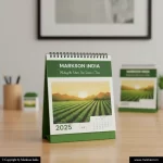 Desk Calendars 5 A5 Calendars Mockup Design Markson India