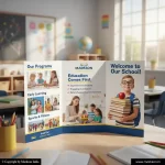Z Fold Leaflets 3 A5 Leaflets Printing Online Markson India