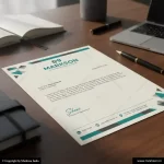 A5 Letterhead 2 A5 Letterhead Mockup Design Markson India