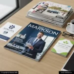 A5 Magazine Mockup Design Markson India