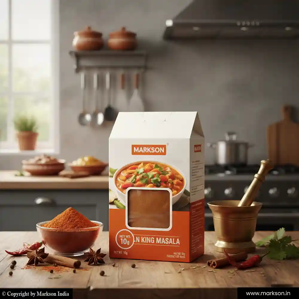 Best 10g Gable Top Window Spices Boxes Manufacturers Near Me Markson India