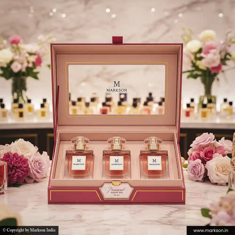 Best 30ML 3 Perfume window Kit Boxes Manufacturers Near Me Markson India