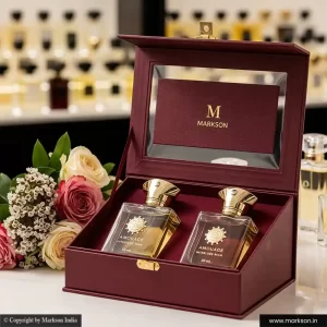Best 50ML 2 Perfume Window Kit Boxes Manufacturers Near Me Markson India