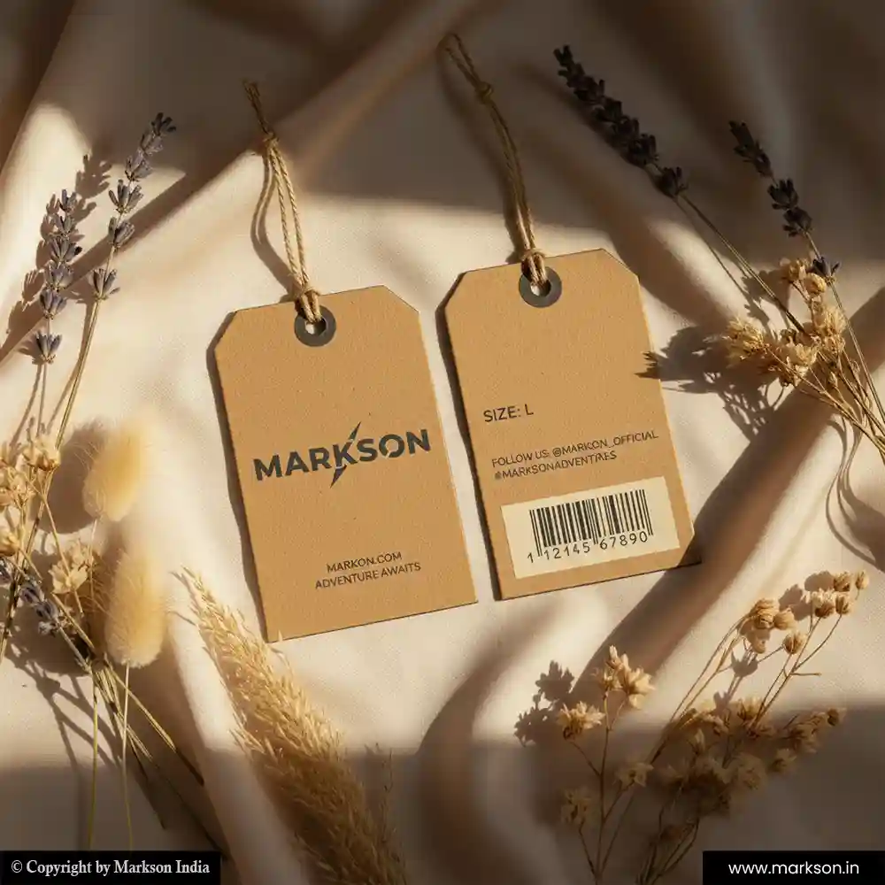 Best Rectangle Hang Tags Printing Services Markson India