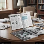 Best Rectangle Magazine Printing Services Markson India