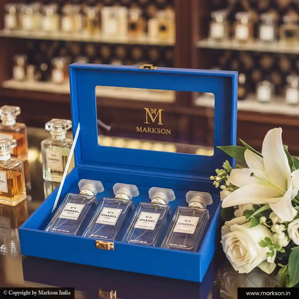Buy 30ML 4 Perfume window Kit Boxes wholesale near me Markson India