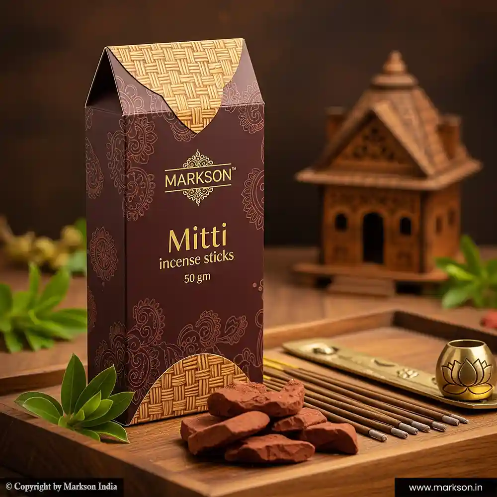 Buy 50g Standard Gable Top Incense Stick Boxes wholesale near me Markson India