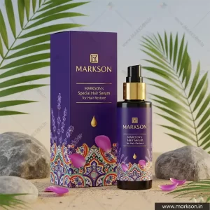 Premium Hair serum Boxes Designs Markson India