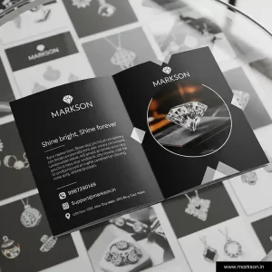 Latest Custom Brochures Printing Mockup Design Markson India