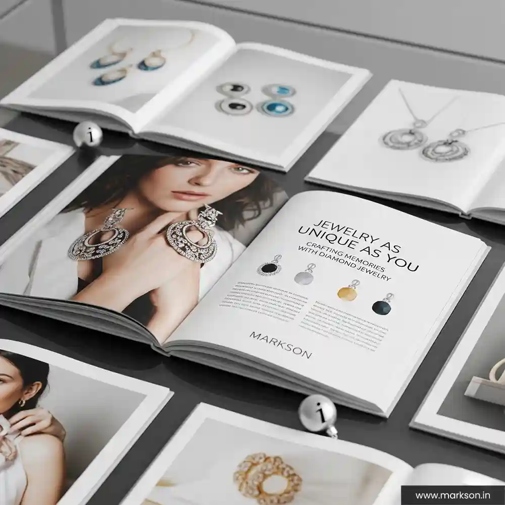 Latest Custom Catalogue Mockup Design Markson India