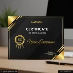 Custom Certificate 1 Latest Custom Certificated Mockup Design Markson India