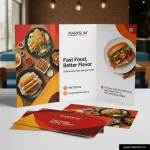 Latest Custom Leaflets Mockup Design Markson India