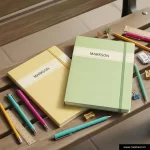 Custom Notebook Printing 2 Latest Custom Notebook Mockup Design Markson India