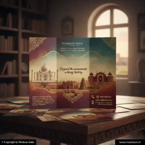 Latest Z Fold Flyers Mockup Design Markson India