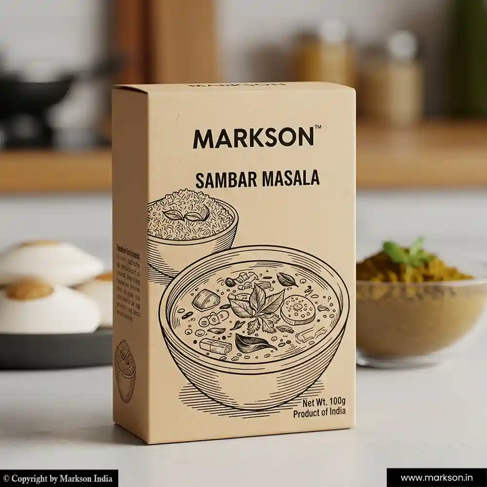 New 100g Eco Friendly Spices Boxes Printing Near Me Markson India