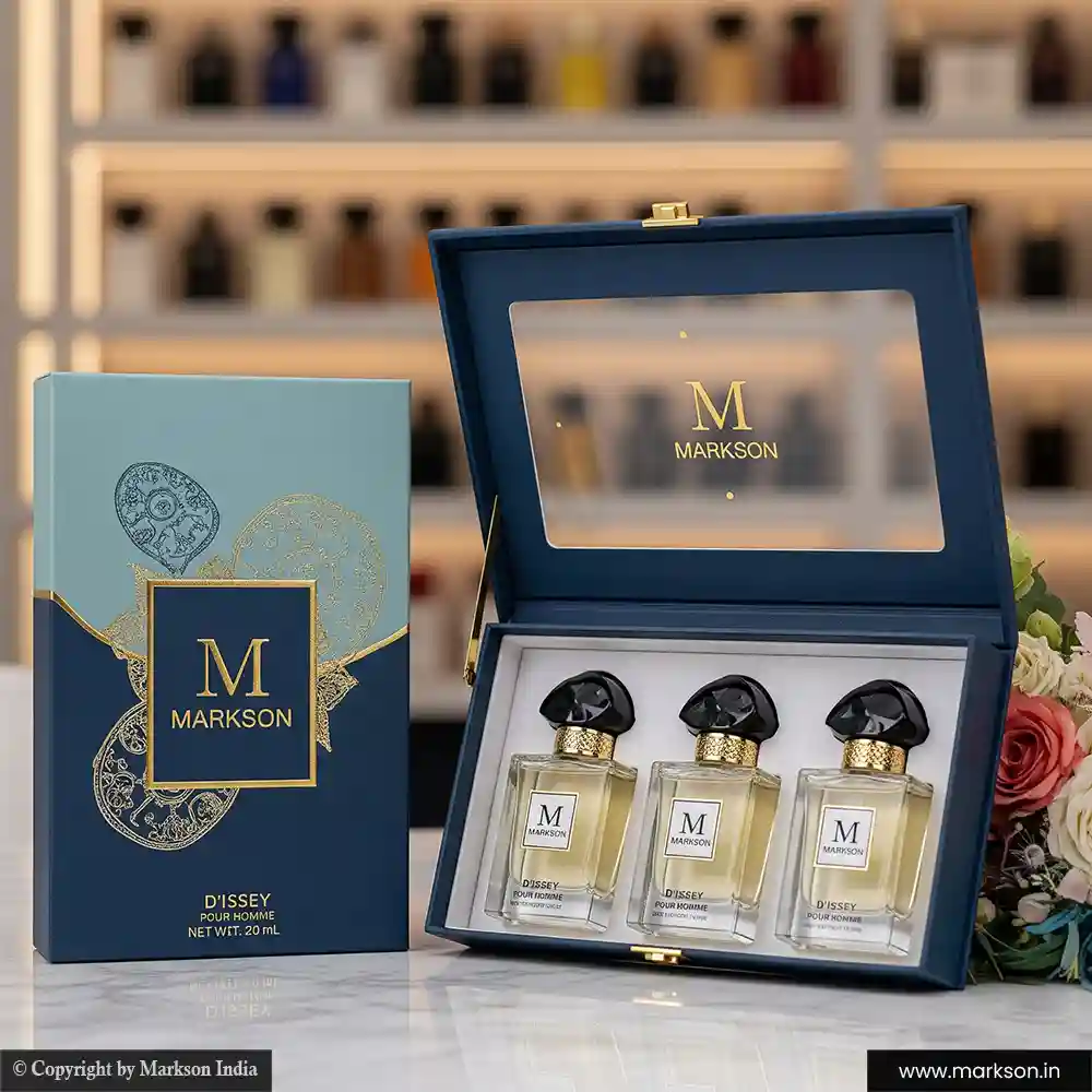 New 20ML 3 Perfume window Kit Boxes Supplier Near Me Markson India