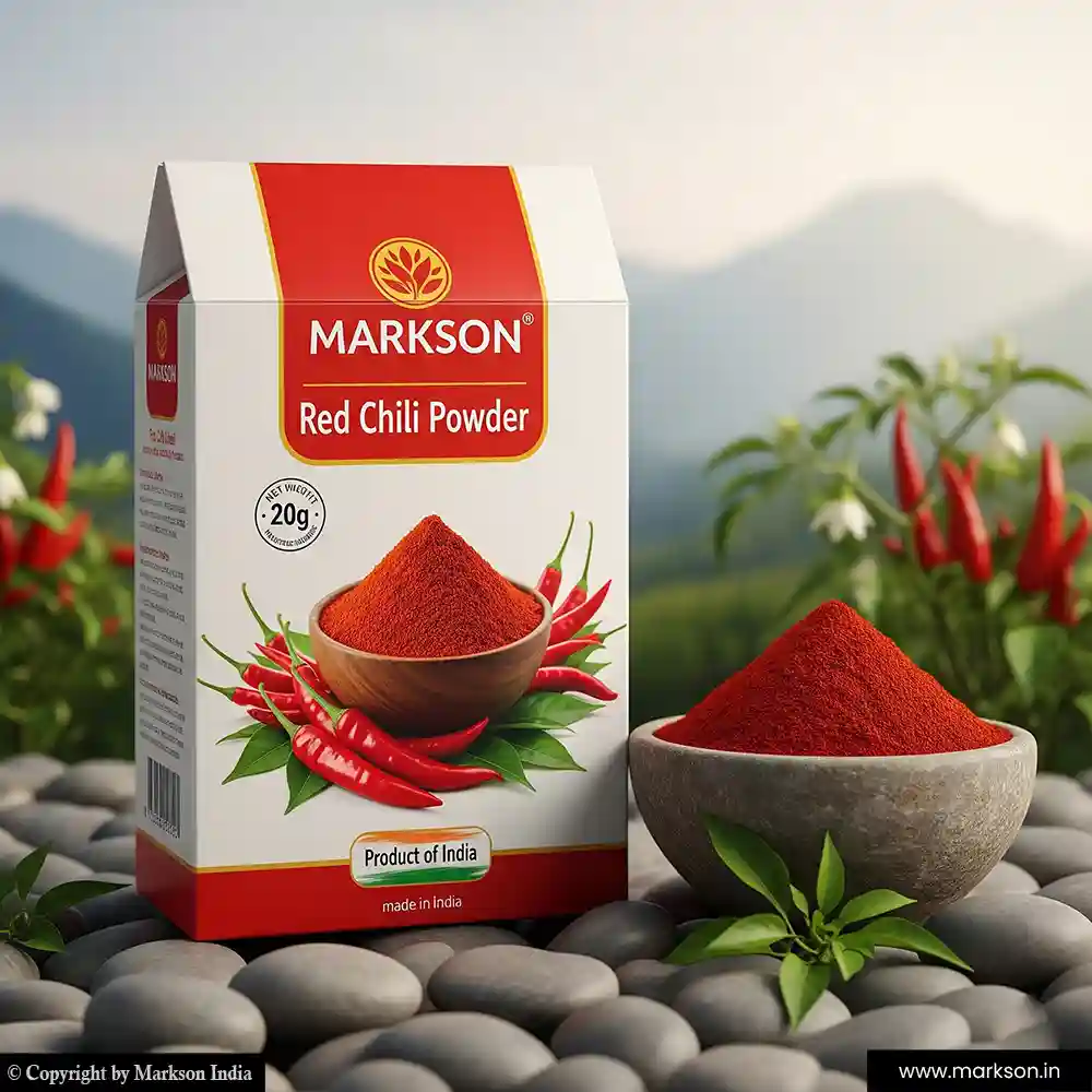 New 20g Gable Top Spices Boxes Printing Near Me Markson India