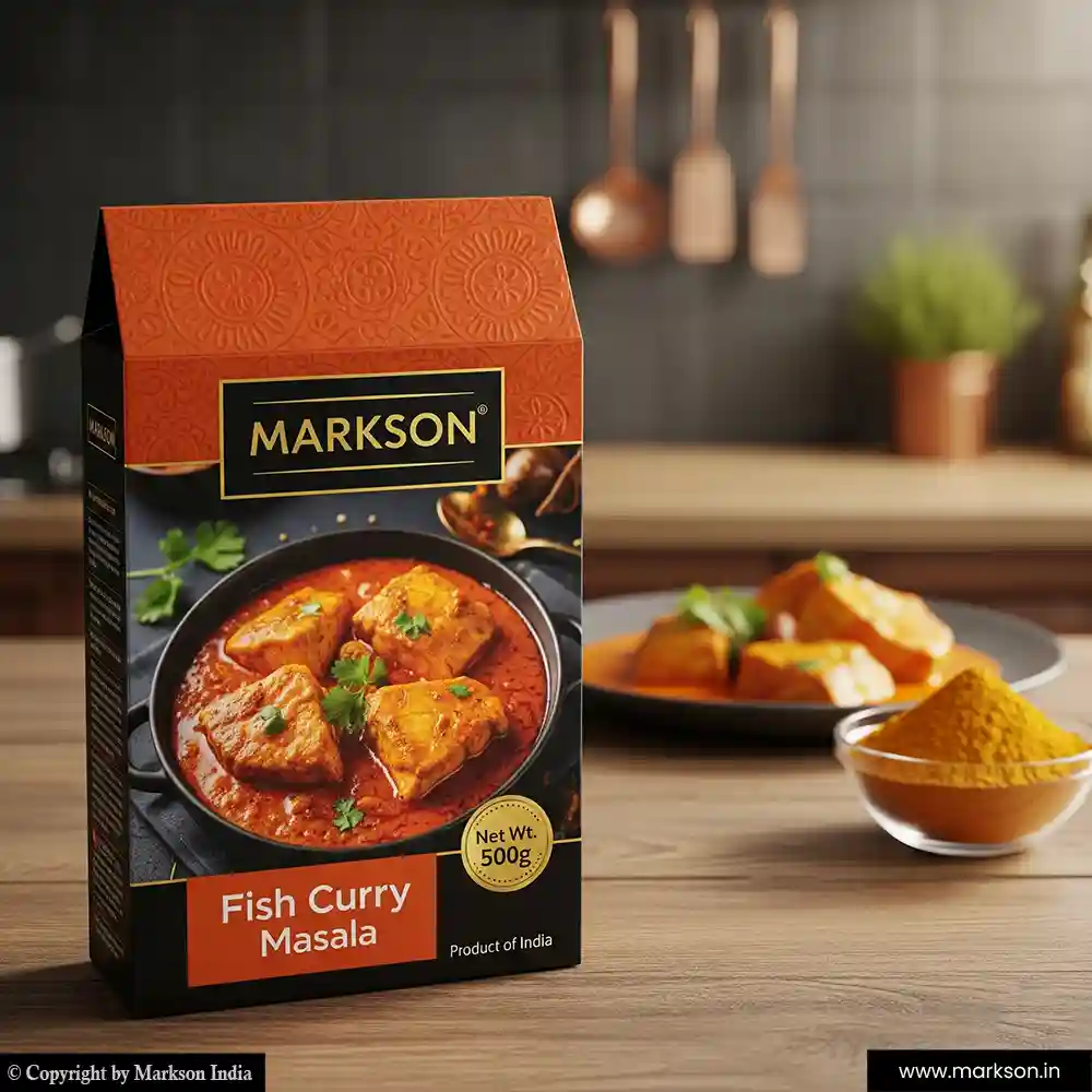 New 500g Gable Top Spices Boxes Printing Near Me Markson India