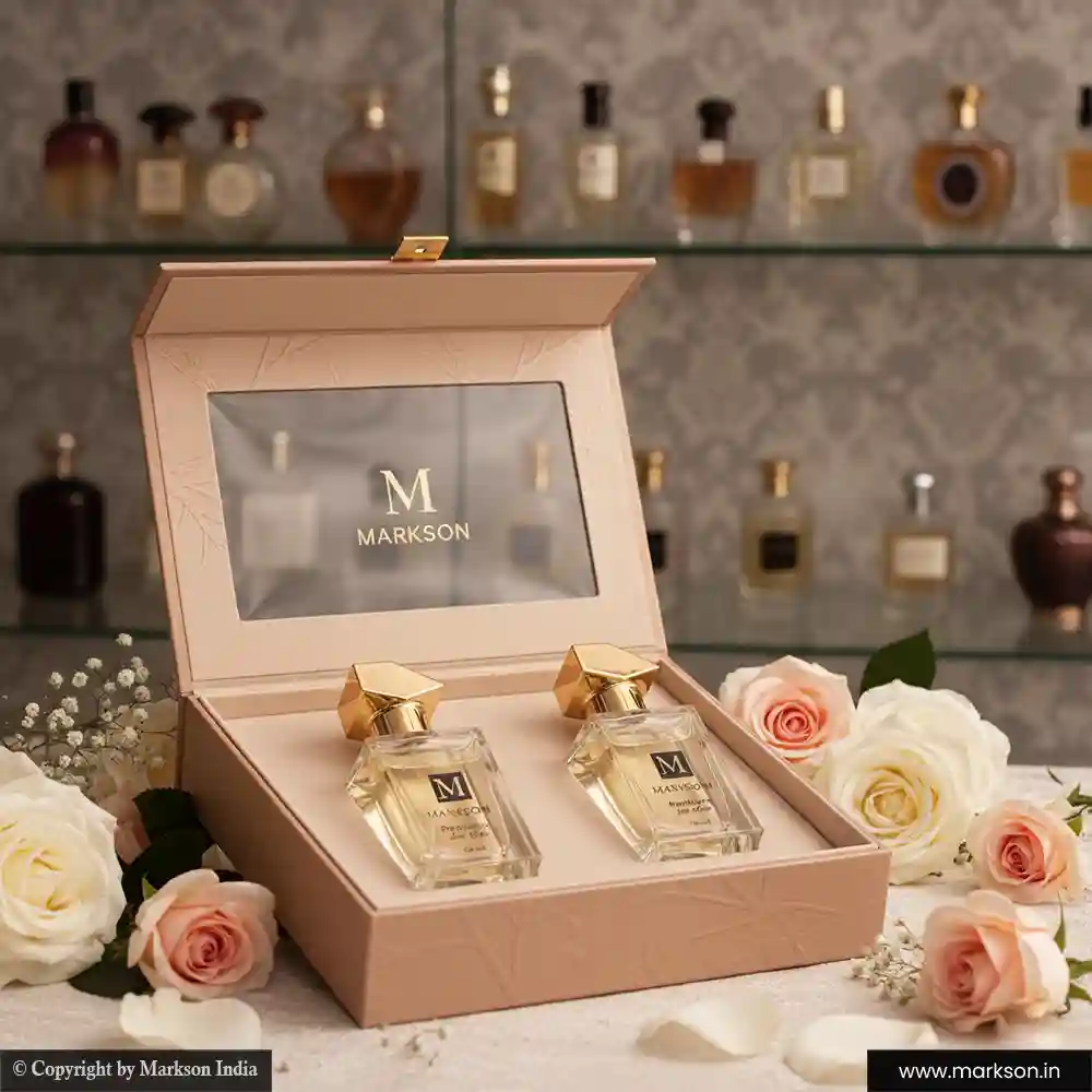 New 50ML 2 Perfume Window Kit Boxes Supplier Near Me Markson India