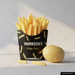 Paper Printed French Fries Packing Sleeves Latest Price Markson India
