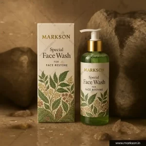 Premium Face wash Boxes Near me Markson India