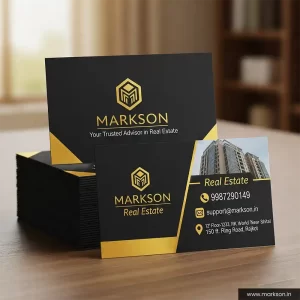 Rectangle Cards Printing Near Me Markson India
