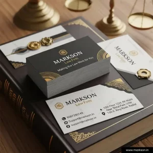 Rectangle Visiting Card Printing Supplier Markson India