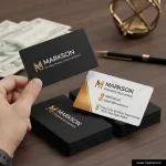 Rounded Corner Visiting Card 1 Rounded Corner Visiting Card Supplier Markson India