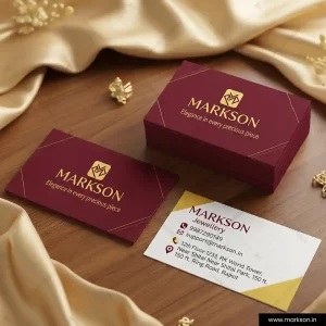 Standard Visiting Card Latest price Markson India