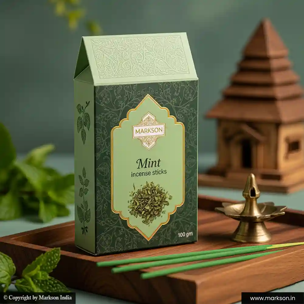 Top 100g Standard Gable Top Incense Stick Boxes Printing Near Me Markson India