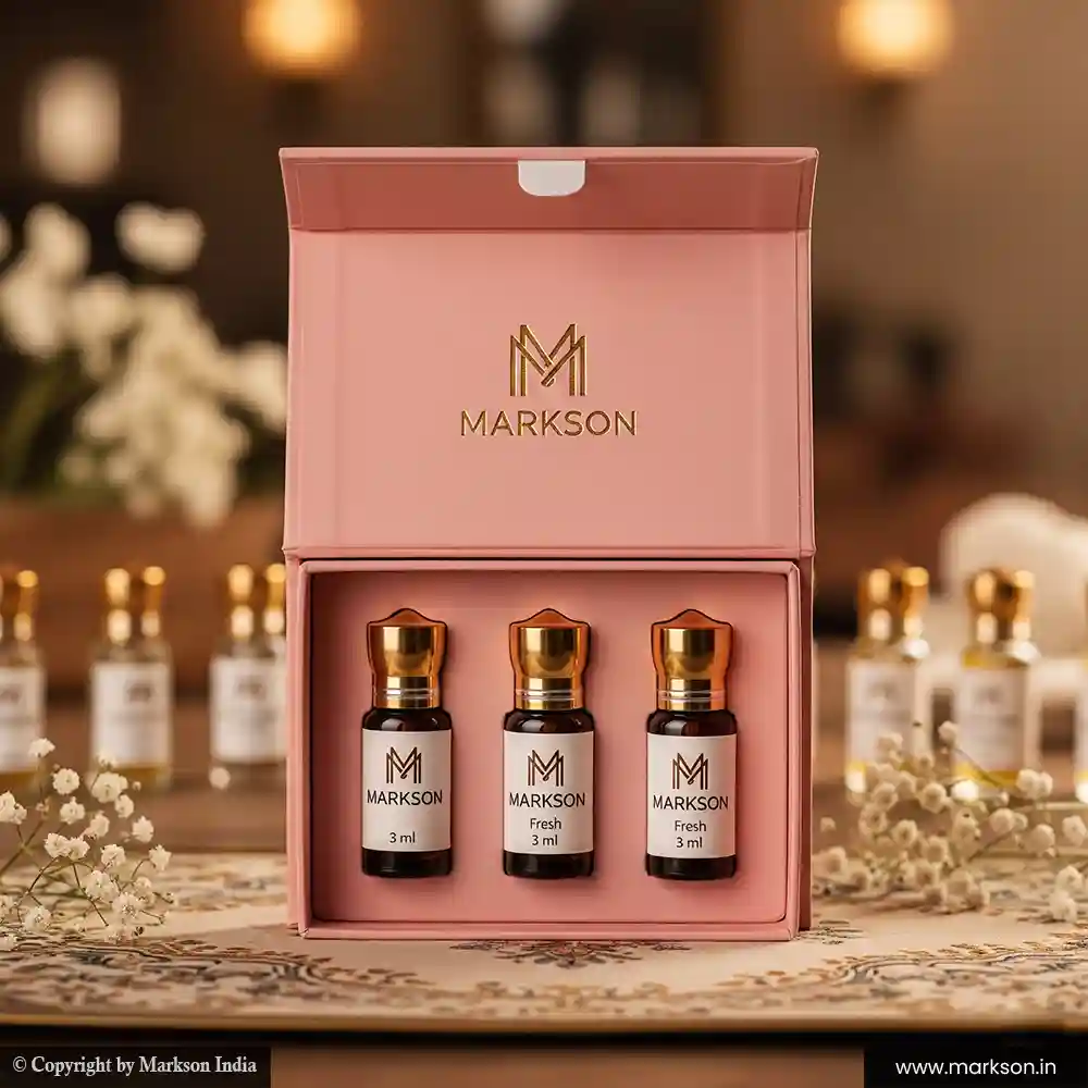 Top 3ML 3 Attar Kit Boxes Printing Near Me Markson India