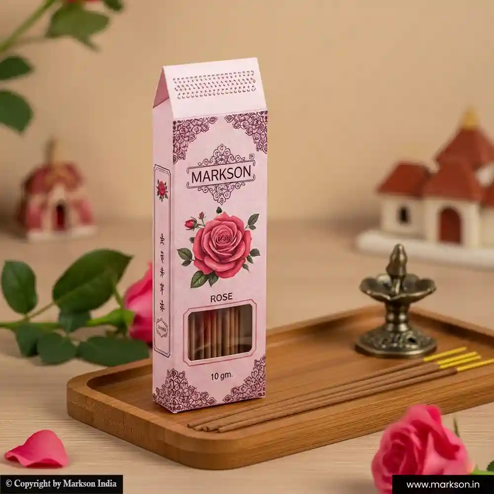 Unique 10g Standard Gable Top Window Incense Stick Boxes Latest price Markson India