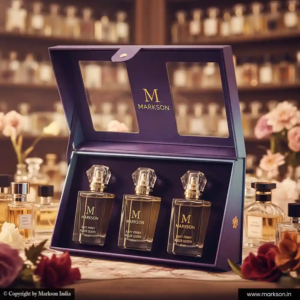 Unique 30ML 3 Perfume window Kit Boxes Latest price Markson India
