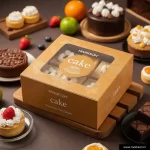 Window Cake Boxes 4 Window Cake Boxes Printing Markson India