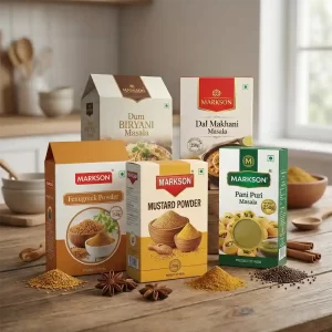 250gm Spices Packaging Boxes