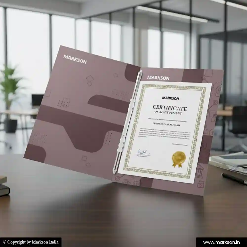 Best Certificate File Folders with Clip Manufacturers Near Me Markson India