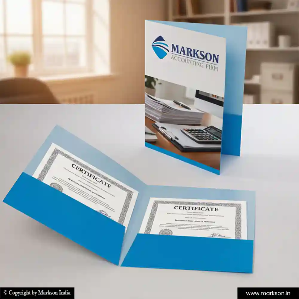 Buy A4 File Folders with Double Pocket Best Price Markson India