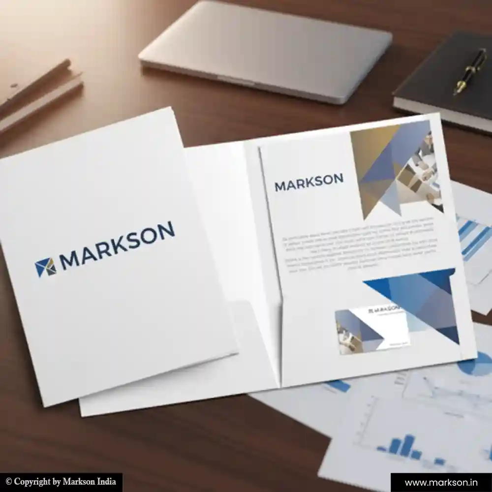 Free A4 File Folders with Double Pocket Latest Designs Markson India