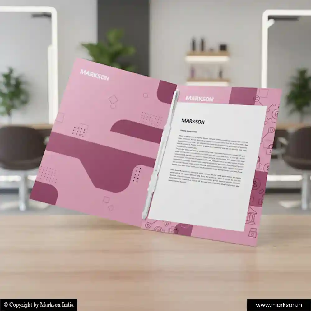 New A4 File Folders with Clip Templeat Free Designs Markson India