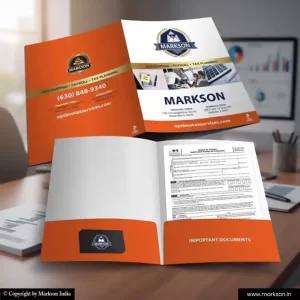 New A4 File Folders with Double Pocket Templeat Free Designs Markson India