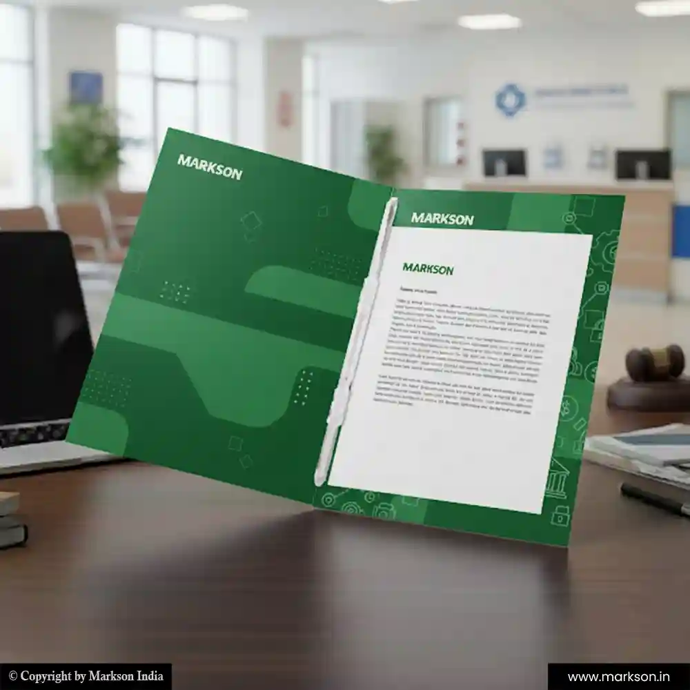 Top A4 File Folders with Clip Online Printing Services Markson India