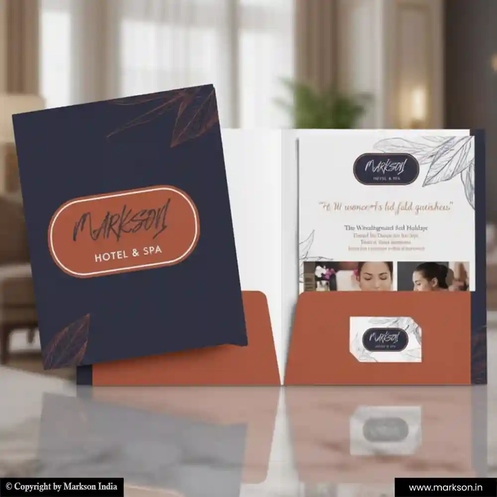 Top A4 File Folders with Double Pocket Online Printing Services Markson India
