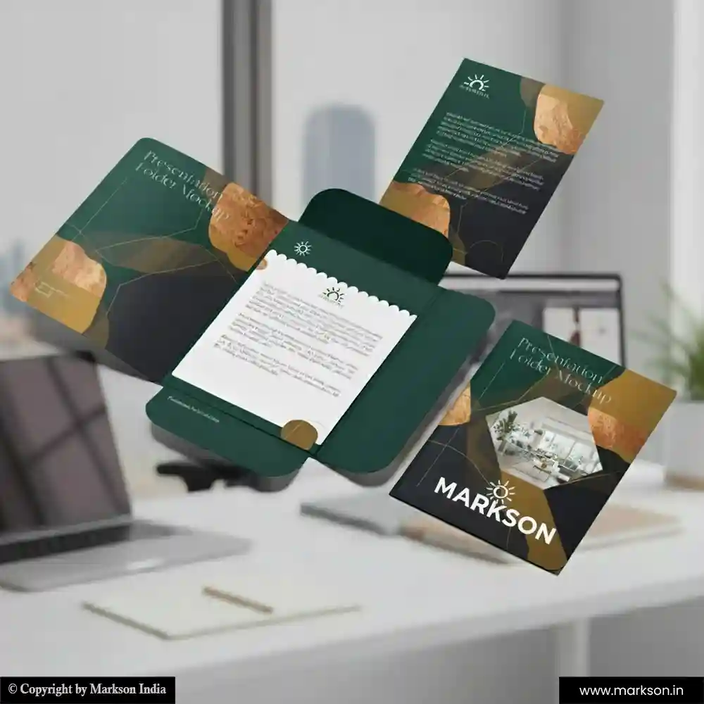 Top A4 File Folders with Three Flap Online Printing Services Markson India