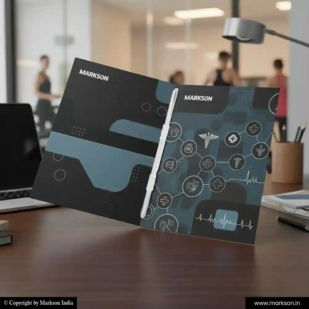 Top Standard File Folders with Clip Online Printing Services Markson India