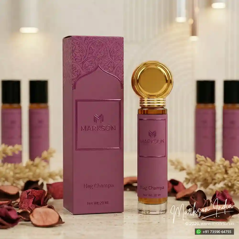 Best 20ML Fancy Attar Boxes Matte UV Embossed Printing Near Me Markson India