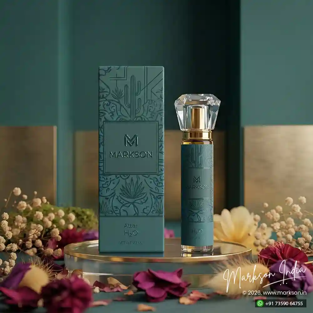 Best 20ML Premium Attar Boxes Matte UV Embossed Printing Near Me Markson India