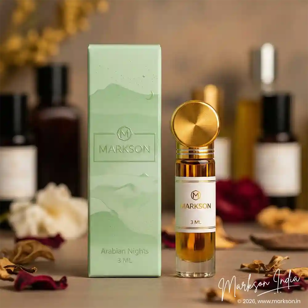 Best 3ML Fancy Attar Boxes Matte UV Embossed Printing Near Me Markson India