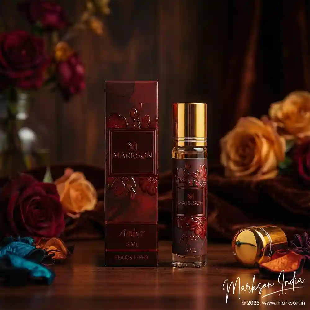 Best 6ML Premium Attar Boxes Drip UV Embossed Printing Near Me Markson India